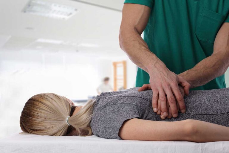 Chiropractic photo from Adobe Stock